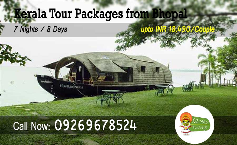Kerala tour packages from Bhopal