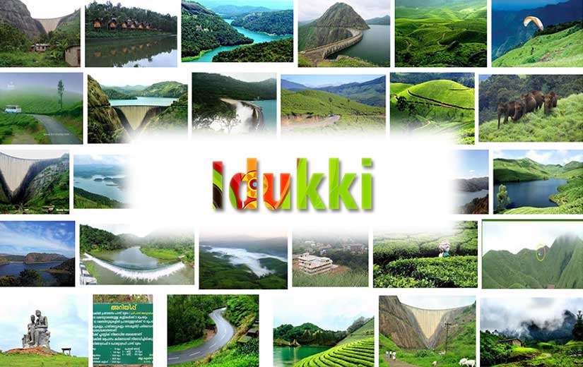 idukki tourist places map